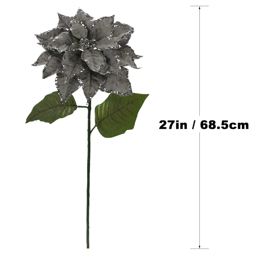 Best reviews of ๐ Silver Glitter Poinsettia Stem by Ashland® ๐ฅ 6 Best reviews of ๐ Silver Glitter Poinsettia Stem by Ashland® ๐ฅ - Image 4
