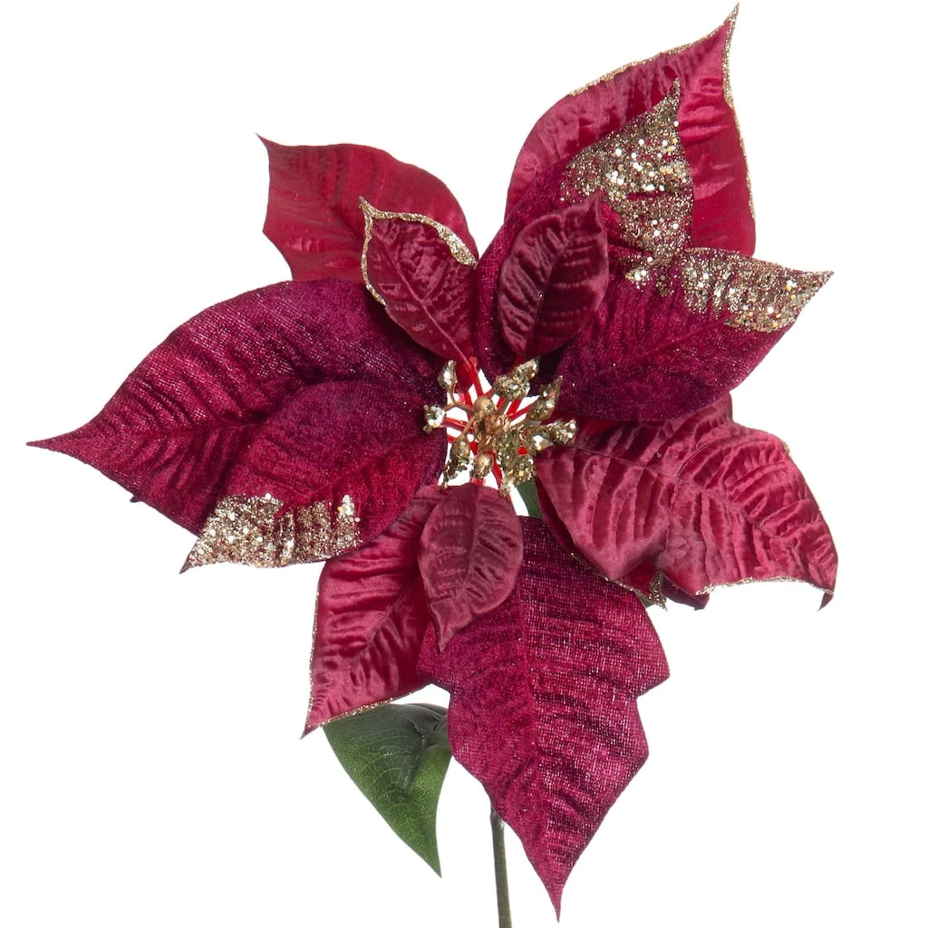 Buy 🥰 Mauve & Gold Poinsettia Stem by Ashland® 🥰 4 Buy 🥰 Mauve & Gold Poinsettia Stem by Ashland® 🥰 - Image 2