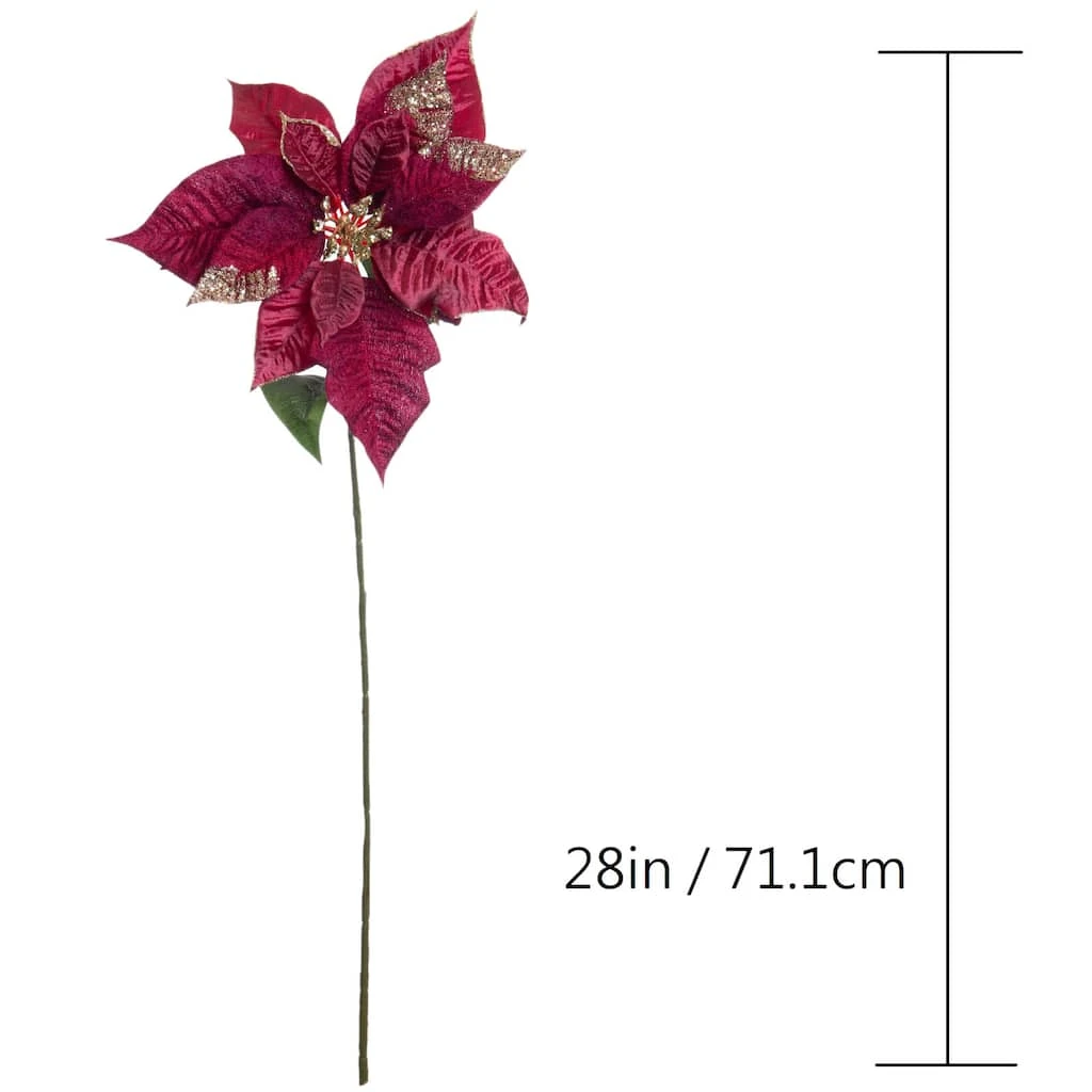 Buy 🥰 Mauve & Gold Poinsettia Stem by Ashland® 🥰 5 Buy 🥰 Mauve & Gold Poinsettia Stem by Ashland® 🥰 - Image 3