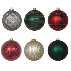 Wholesale ๐งจ Assorted 6ct. 4.5" Farmhouse Ball Ornament Set by Ashland® โ 7 Wholesale ๐งจ Assorted 6ct. 4.5" Farmhouse Ball Ornament Set by Ashland® โ -Ashlandty Shop 10673664 3
