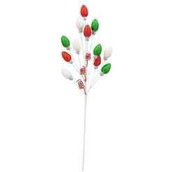 New ❤️ Red, White & Green Bulb Spray by Ashland® 🔔 -Ashlandty Shop 10673671 3