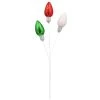 Discount 😍 Red, White & Green Glittered 3 Bulb Spray by Ashland® 👍 -Ashlandty Shop 10673675 1