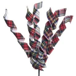 Best Sale 😍 Red, Green & White Plaid Spiral Stem by Ashland® 👏 -Ashlandty Shop 10673910 2