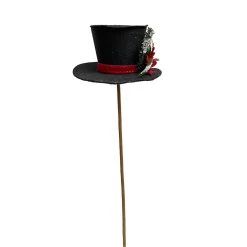 Best Sale 🌟 Black Hat with Red Poinsettia Stem by Ashland® 💯 -Ashlandty Shop 10673923 3