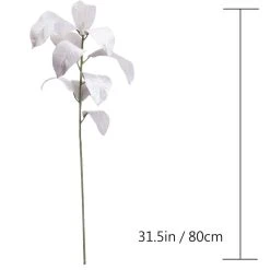 Brand new 😀 Light Gray Velvet Long Leaf Stem by Ashland® ✨ -Ashlandty Shop 10673924 3