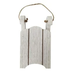 Flash Sale 😀 5" White Sled Ornament by Michaels ⌛