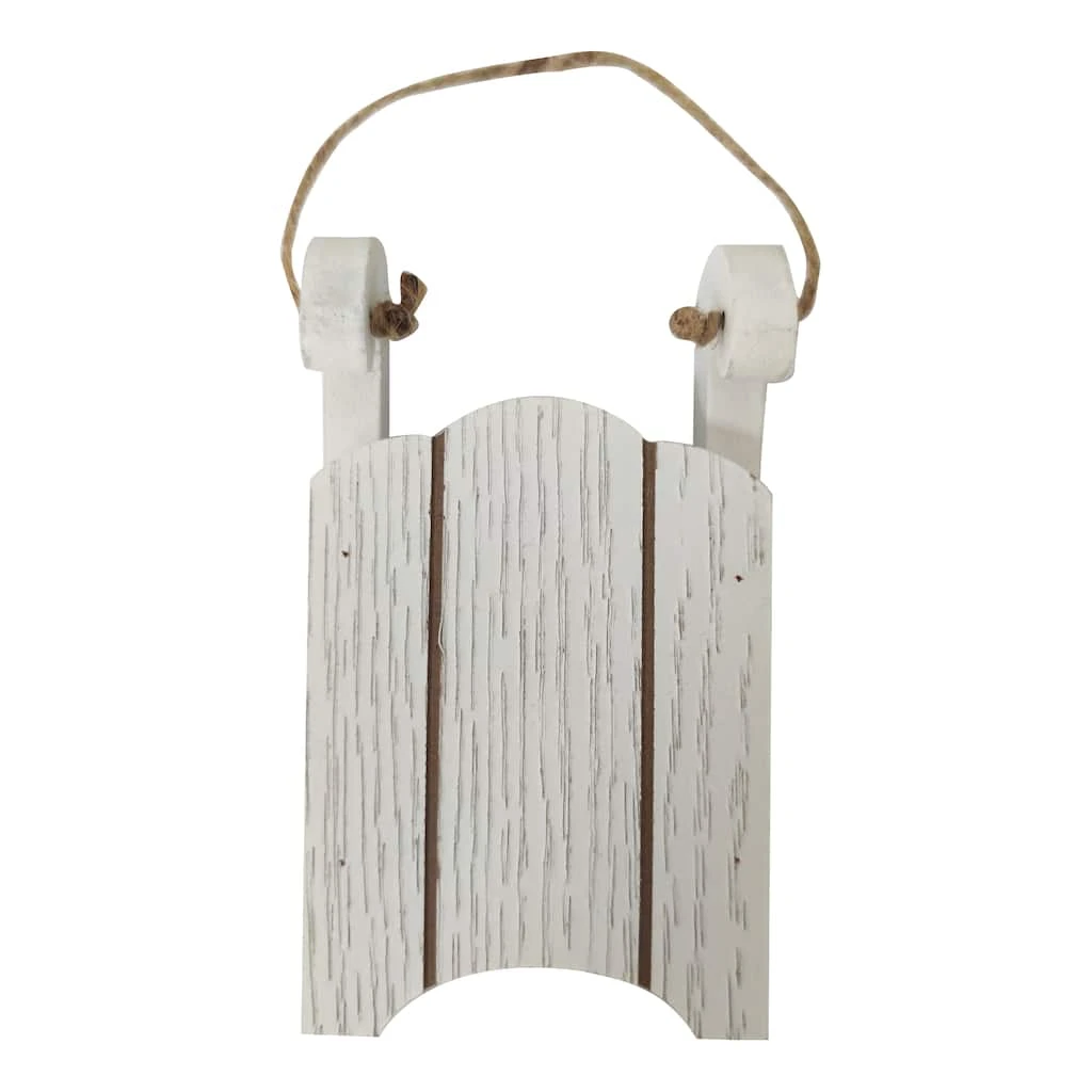 Flash Sale π 5" White Sled Ornament by Michaels β 3 Flash Sale π 5" White Sled Ornament by Michaels β