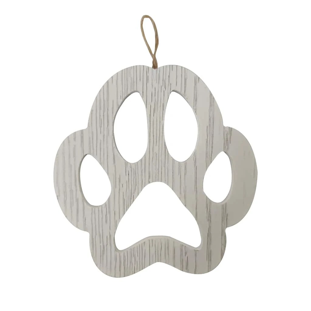 New π 5" White Paw Ornament by Michaels π 3 New π 5" White Paw Ornament by Michaels π