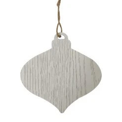 Outlet ✔️ 5" White Onion Bulb Ornament by Michaels 😀