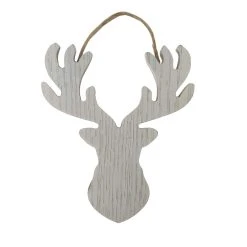 Flash Sale ❤️ 5" White Deer Head Ornament by Michaels ❤️