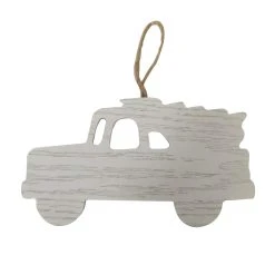 Discount ✔️ 6" White Truck Ornament by Michaels 😉