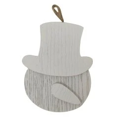 Flash Sale 😍 5" White Snowman Ornament by Michaels 🛒