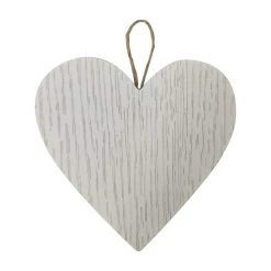 Buy 👏 5" White Heart Ornament by Michaels 🛒