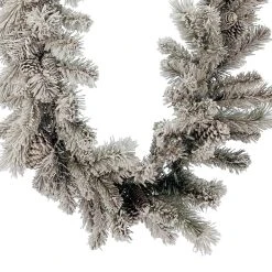 Deals 🥰 6ft. Snow Flocked Balsam Fir Garland by Ashland® ⭐