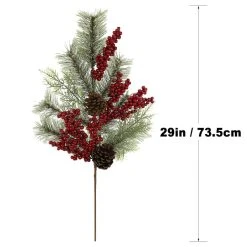 Outlet 👍 Berry & Pinecone Cashmere Pine Stem by Ashland® ⌛ -Ashlandty Shop 10674548 3