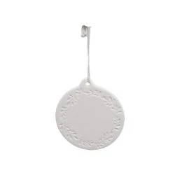 Cheap 😀 3.5" Ceramic Wreath D.I.Y. Ornament by Michaels 🥰