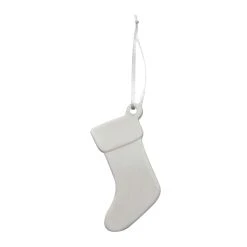 Top 10 ❤️ 4" Ceramic 😍 Christmas Stocking D.I.Y. Ornament by Michaels ⭐