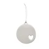 Discount ⌛ 4" DIY Unfinished Ceramic Round Heart Ornament by Michaels 🎉 -Ashlandty Shop 10674633 1