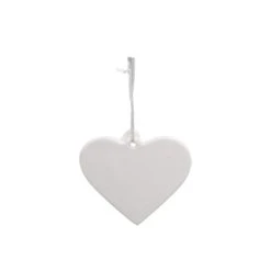 Flash Sale ✔️ 4" Unfinished Ceramic Heart Ornament by Michaels ⭐ -Ashlandty Shop 10674643 2