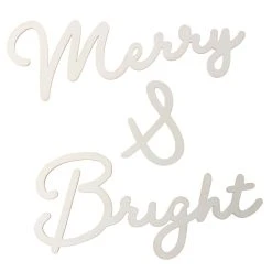 Promo ✔️ Christmas Wood Merry & Bright D.I.Y. Words by Michaels ✨