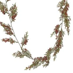Deals 🤩 5ft. Icy Juniper & Berry Coiled Garland by Ashland® 🤩