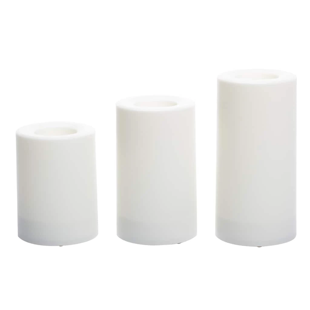 Brand new โค๏ธ 6 Packs: 3 ct. (18 total) White LED Pillar Candles by Ashland® ๐ 3 Brand new โค๏ธ 6 Packs: 3 ct. (18 total) White LED Pillar Candles by Ashland® ๐