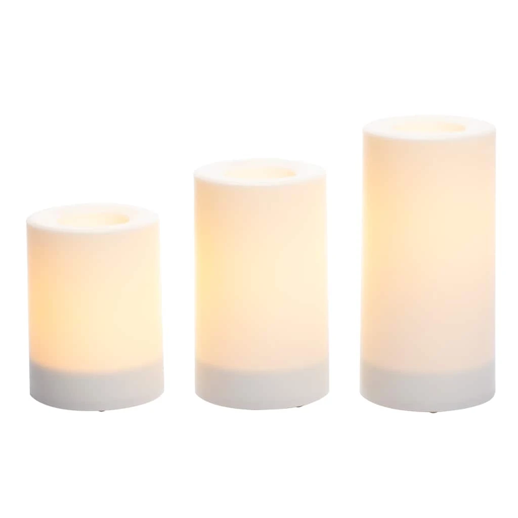 Brand new โค๏ธ 6 Packs: 3 ct. (18 total) White LED Pillar Candles by Ashland® ๐ 4 Brand new โค๏ธ 6 Packs: 3 ct. (18 total) White LED Pillar Candles by Ashland® ๐ - Image 2