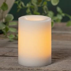 New ⌛ 8 Pack: 3" x 4" LED Wax Pillar Candle by Ashland® ⌛ -Ashlandty Shop 10674914 6 1