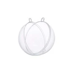 Top 10 ⌛ Christmas 3" Clear Plastic Snap Ball Ornament by Michaels ❤️ -Ashlandty Shop 10674956 2