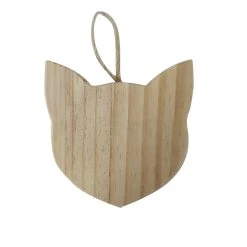 Promo 👏 4" Unfinished Wood Cat Ornament by Michaels 🎉
