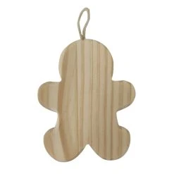 Cheap 😉 4.5" Unfinished Wood Gingerbread Man Ornament by Michaels ⭐