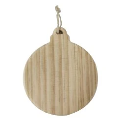 Buy 🛒 4" Unfinished Wood Round Bulb Ornament by Michaels 😍