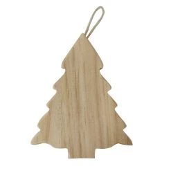 Coupon ⌛ 4.5" Unfinished Wood Pine Tree Ornament by Michaels ✔️