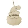 Coupon ⌛ 5" Unfinished Wood Layered Santa Ornament by Michaels 🛒 -Ashlandty Shop 10675004 1