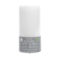 Discount ❤️ 4" x 8" LED Wax Pillar Candle by Ashland® 🤩 -Ashlandty Shop 10675026 4