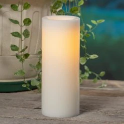 Best deal ✨ 4" x 10" LED Wax Pillar Candle by Ashland® ⭐ -Ashlandty Shop 10675027 6