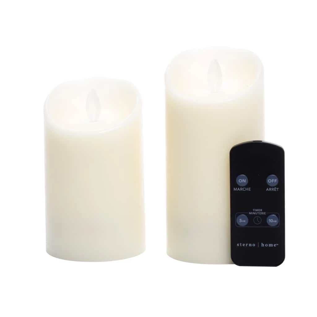 Best Pirce 😉 6 Packs: 2 ct. (12 total) Sterno Home™ Cream LED Wax Pillar Candles by Ashland ❤️ 3 Best Pirce 😉 6 Packs: 2 ct. (12 total) Sterno Home™ Cream LED Wax Pillar Candles by Ashland ❤️