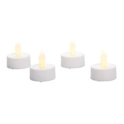 Flash Sale 💯 White LED Twist Flame Tealight Candles, 4ct. by Ashland® ⭐ -Ashlandty Shop 10675030 4