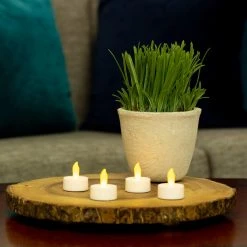 Flash Sale 💯 White LED Twist Flame Tealight Candles, 4ct. by Ashland® ⭐ -Ashlandty Shop 10675030 8