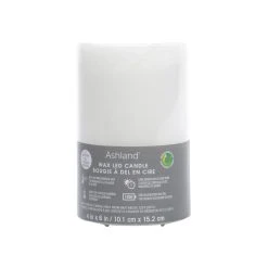 Hot Sale ✨ 8 Pack: 4" x 6" LED Wax Pillar Candle by Ashland® 🤩 -Ashlandty Shop 10675032 4 1