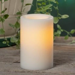Outlet 🔔 4" x 6" LED Wax Pillar Candle by Ashland® ✔️ -Ashlandty Shop 10675032 6