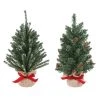 Wholesale ✨ Assorted 16" Artificial Christmas Tree with Burlap Base by Ashland® 🔥 -Ashlandty Shop 10675190 1