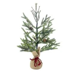 Discount 🌟 24" Pine Tree with Pinecones & Snow in Burlap Bag by Ashland® ✨ -Ashlandty Shop 10675200