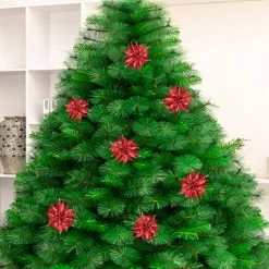 Best deal ❤️ Red Glitter Poinsettia Flowers, 4ct. by Ashland® ⭐ -Ashlandty Shop 10675755 3