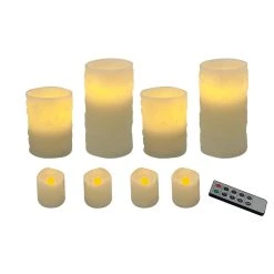 Wholesale ❤️ White Snowflake LED Candle Set by Ashland® 🌟 -Ashlandty Shop 10675802 3