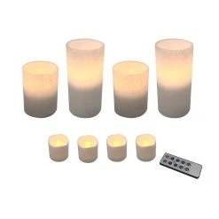 Discount ⌛ Glittery White LED Candle Set by Ashland® ⭐ -Ashlandty Shop 10675803 3