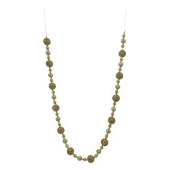 Outlet 🎉 6ft. Gold Glitter Ball Garland by Ashland® 🌟 -Ashlandty Shop 10675921 2