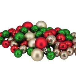 New β Glittery Red, Green & Gold Decorative Ball Filler by Ashland® β€οΈ
