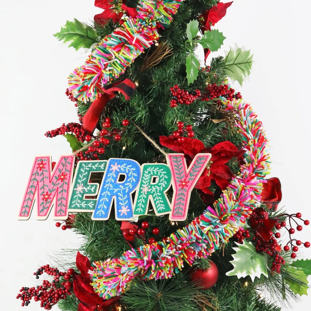 Discount 💯 6ft. Multicolor Yarn Garland by Ashland® ✔️ 4 Discount 💯 6ft. Multicolor Yarn Garland by Ashland® ✔️ - Image 2