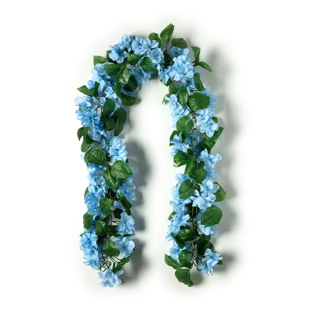 New ⌛ 6 Pack: 6ft. Blue Hydrangea Chain Garland by Ashland® ⌛ 3 New ⌛ 6 Pack: 6ft. Blue Hydrangea Chain Garland by Ashland® ⌛